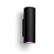 Philips Hue White & Color Ambiance Appear Wandleuchte rund Schwarz 1200lm