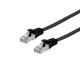 Equip Patchkabel Cat6A U/FTP 2xRJ45 3.00m sw Flach LSZH Polybeutel