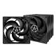 ARCTIC Lüfter 140*140*27 P14 PWM PST (Black) 5 Pack