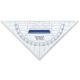 STAEDTLER Geodreieck 16cm P.styrol m.Griff tr