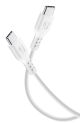 Cellularline Power Data Cable 0.6 m USB Typ-C/ Typ-C White