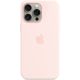 APPLE iPhone 15 Pro Max Silicone Case with MagSafe - Light Pink