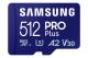 CARD 512GB Samsung PRO Plus micro UHS-I U3 Full HD 4K UHD