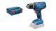 Bosch GSR 18V-21 inkl 2x Akku Akku-Bohrschrauber