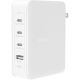 Belkin 140 Watt 4-Port GaN Ladegerät mit UK, EU, US Stecker