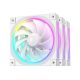 120mm DeepCool FL12 White Triple-Pack