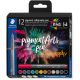STAEDTLER MultiInk Pigment Arts calligraphy pen 12er-Set retail