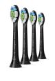 Philips Zahnbürste Zubehör Sonicare Optimal White - schwarz - 4er