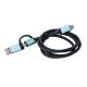 D I-TEC USB-C CABLE TO USB-C/A