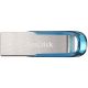 STICK 64 GB SanDisk Ultra Flair - 3.2 Gen 1 - Blau - Silber