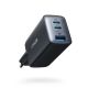 Anker 735 Charger GaN Prime 2x USB-C 1x USB-A 65W black
