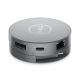 D Dell DA310 Mobile Adapter Dockingstation 470-AEUP 2xUSB3.1/HDMI/VGA/DisplayPort/USB-C/Ethernet passiv Grey