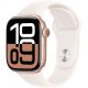 APPLE Watch Series 10 GPS + Cellular 42mm Rose Gold Aluminium Case with Light Blush Sport Band - M/L