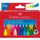 FABER-CASTELL Wachsmalstifte dreikant 24-er Kartonetui