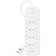 Belkin Surge Plus Steckdosenleiste 8-Fach, 30W 2m Kabel