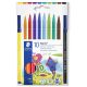 STAEDTLER Fasermaler Noris 10er-Set im Kartonetui 1mm retail