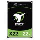SEAGATE Exos X22 20TB HDD SATA 6Gb/s 7200rpm 512MB cache 8,89cm 3,5Zoll 24x7 512e/4KN