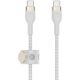 Belkin PRO Flex USB-C/USB-C Kabel, bis 60W, 2m, weiß