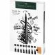 FABER-CASTELL Set Pitt Artist Pen + Sketchbook
