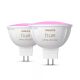 Philips Hue White & Color Ambiance MR16 LED Lampe Doppelpack 2x400lm