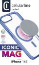 Cellularline Iconic MAG MagSafe Case fr Apple iPhone 16e Blue