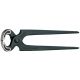 KNIPEX Kneifzange schwarz flach-runde Backen