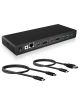 ICY BOX IB-DK2245AC Docking Station USB-C 3.2 USB-C 3.0 USB-A 3.0 HDMI DP GbE 65Watt