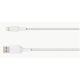 Belkin Lightning Lade/Sync Kabel ummantelt mfi 3m weiß
