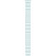 APPLE 49mm Ice Blue Ocean Band Extension - Natural Titanium Finish