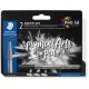 STAEDTLER MultiInk Pigment Arts intensiv pen schwarz 2er-Set retail