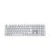 Cherry Keyboard KC 200 MX MX2A SILENT RED [DE] white/silver MX2A SILENT RED Switch