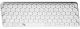 KeySonic KSK-5020BT-S (DE) Wireless MINI Aluminium sil/w