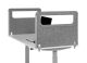 BakkerElkhuizen BE Safety Screen Schutzwand Seite H60D60 inkl. Acryl-Fenster