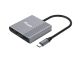 Equip Dock USB-C->HDMI.USB-A.100WPD 25cm gr