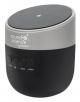 MANHATTAN Sound Science Bluetooth-Lautsprecher mit Induktionsladepad bis zu 5W 5V/1A Bedienelemente MicroSD-Slot schwarz/anthrazit
