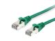 Equip Patchkabel Cat6A S/FTP 2xRJ45 0.25m grün LSZH Polybeutel