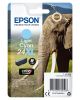Epson Tinte 5LB 24XL ink cartridge light cyan high capacity 9.8ml 740 pages 1-pack blister without alarm