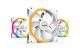 140mm be quiet! LIGHT WINGS White PWM Triple-Pack