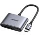 UGREEN USB-C to SD/TF + USB 2.0 Memory Card Reader
