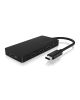 USB-C HUB 4Port ICY BOX 4xUSB-C 1xPower Delivery 100W passiv Black