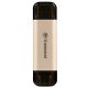 STICK 128GB USB 3.2 Transcend JetFlash 930C - USB Type-A / USB Type-C - Gold