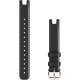 Garmin Wechselarmband Lily 14mm ital. Leder Schwarz/Elfenbein